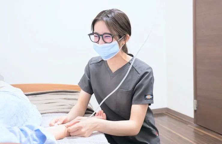 採取処置が一切不要のイメージ写真